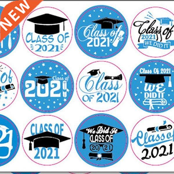 10 Sheets 2021 Packaging sticker Decals Graduated Labels