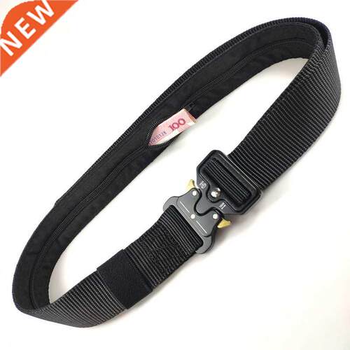 38MM Tactical Nylon Zipper elt Men's Military Fan Multi-fun