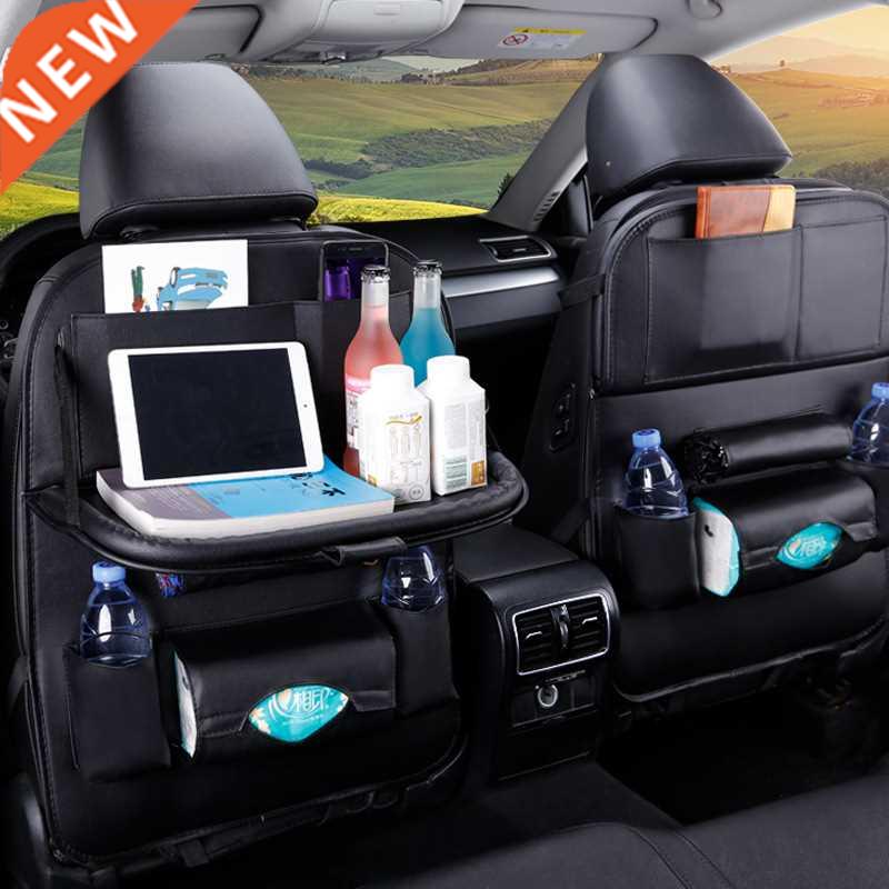 New C Seat Back Bag Folding Table Organizer Pad Drink Chai