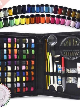 128 Pcs/Set Travel Sewing Box Kit Sewing Thread Stitches