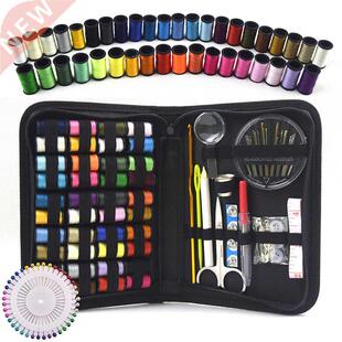 128 Pcs/Set Travel Sewing Box Kit Sewing Thread Stitches