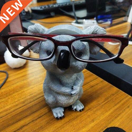 1 Set Resin Animal Koala Glasses Holder Rack Desktop