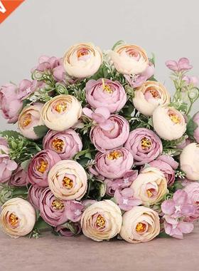 Multicolor Tea Roses vases for home decoration accessories f