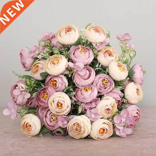 Multicolor Tea Roses vases for home decoration accessories f