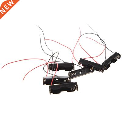 6Pcs Wired Connector 1.5V AAA Battery Holder Case Storage Bo