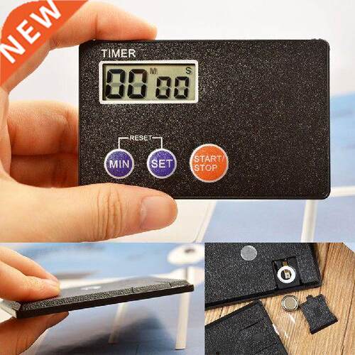 (Credit Card Size) Pocket Timer Study Egg Kitchen