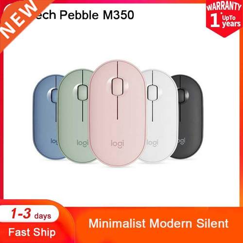 Logitech Pebble M50 Wireless Mouse Bluetooth 1000DPI 2.4GHz