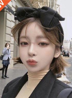 New Retro Big Bow Hair Band Elastic Widehair Band Cotton
