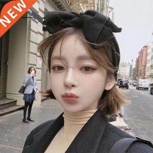 New Retro Big Bow Hair Band Elastic Widehair Band Cotton