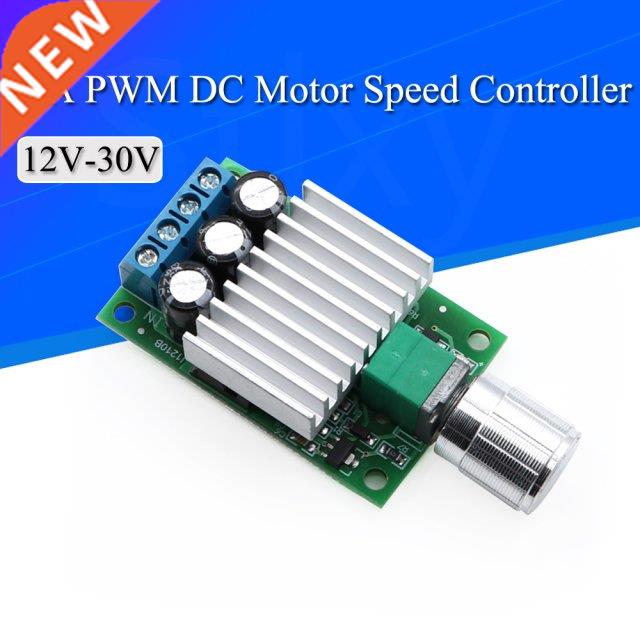 10A 12V-30V PWM DC Motor Speed Controller 12V 24V Adjustable