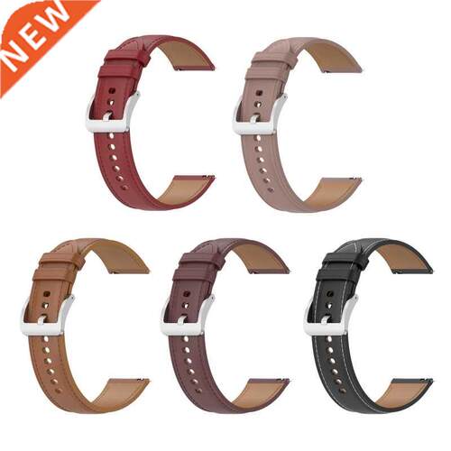 PU Leather Watch Band Replacement Smartwatch Wristband 22mm