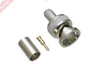 Connector BNC Male plug Crimp For RG8X RG-8X LMR240 Cable 75