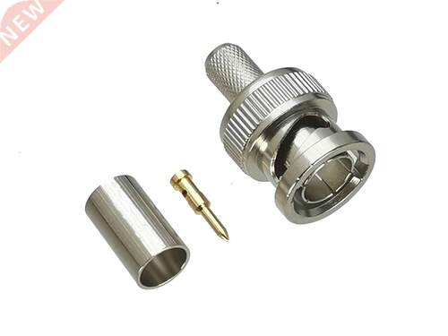 Connector BNC Male plug Crimp For RG8X RG-8X LMR240 Cable 75