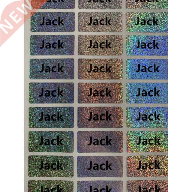 Colorful Custom Name Sticker Label Sticker Waterproof Person