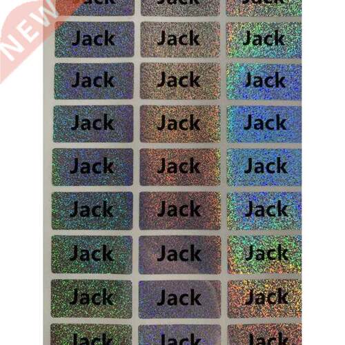 Colorful Custom Name Sticker Label Sticker Waterproof Person