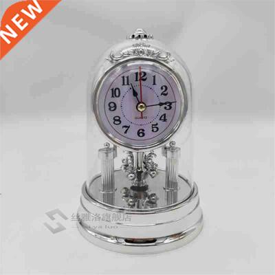 European Style Mute Clock Retro Alarm Clocks Stopwatch Table
