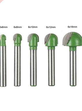 6-18mm Ball Nose End Mill Router Bit Round Nose Cove Core Wo