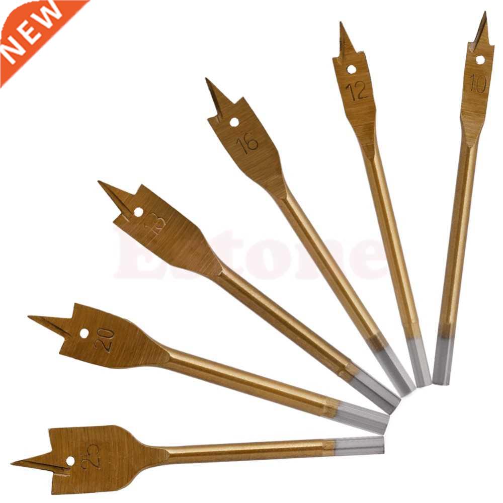 6pcs Tools Industrial Spade Paddle Flat Boring Bit L22