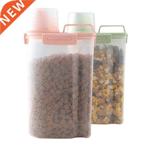 Dog Food Container Bucket Feeder Storage Pet Cat Food Contai
