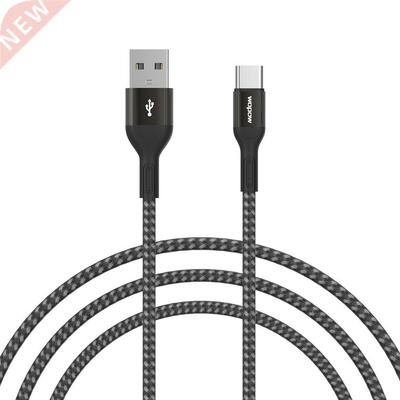 WOPOW 1.2m Fabric USB Type C Cable For Xiao mi 3A Fast Charg