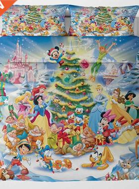Christmas Snow White Bedding Set Princess Queen King Size D