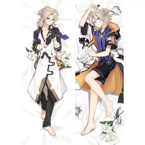 Genshin Impact Albedo Cosplay Dakimakura Pillowcase Albedo P P