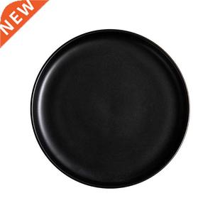 1PC Ceramic Dinner Plates Beef Flat Plate Tableware Round