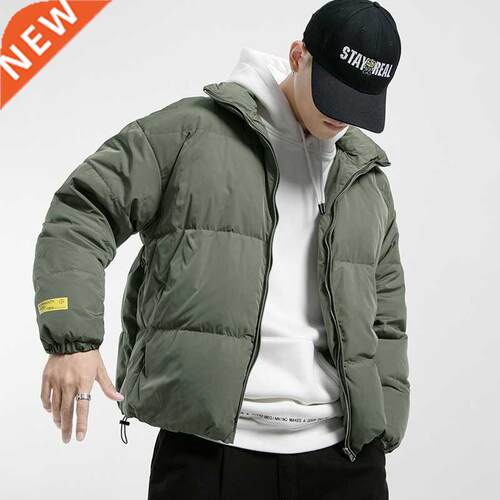 Warm Winter Jacket Men Streetwear Fashion Parka Jacket Men W