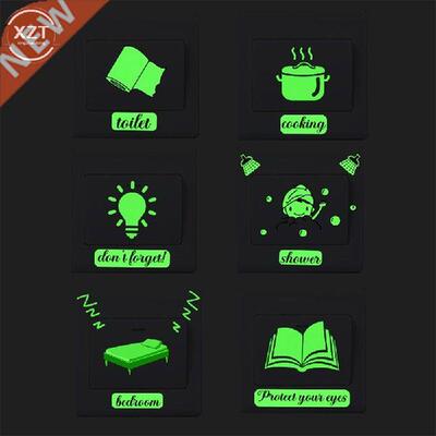 3pc/Set Creative Sneak Peep Boy Switch Luminous Stickers