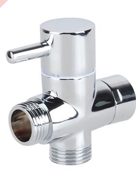 Shower Head T-Adapter 3-Way Water Diverter Valve Bathroom