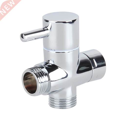 Shower Head T-Adapter 3-Way Water Diverter Valve Bathroom