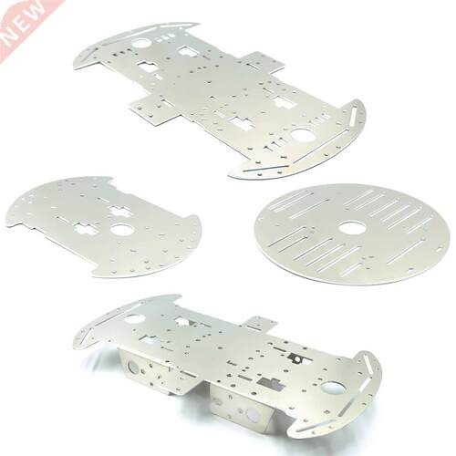 4WD four wheel intelligent car chassis 1.5mm aluminum alloy