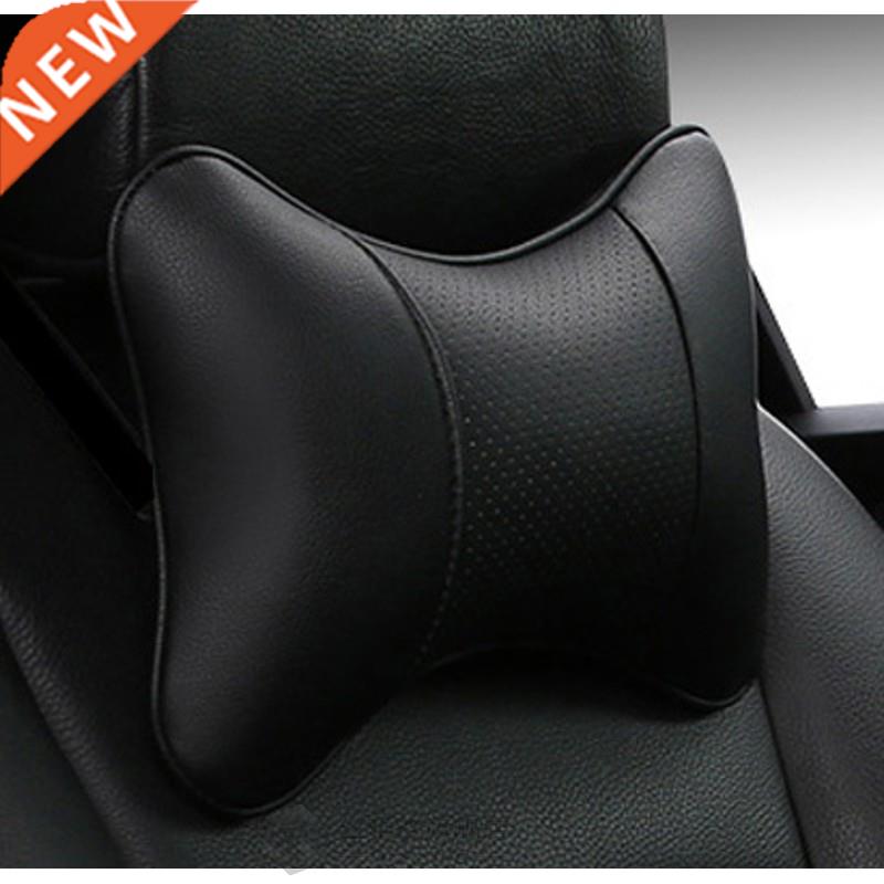2019 rand new all artificial leather car neck pillows comfo