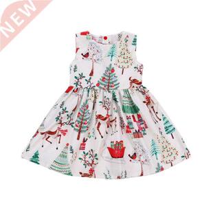 Citgeett Hot Summer Toddler Kid Baby Girl Christmas Sleevele