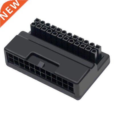 ATX 24Pin Atx 90 Degree 24 Pin To 24pin Power Plug Adapter