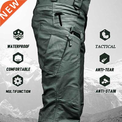 Tactical Cargo Pants Men Outdoor Waterproof SWAT Combat Mili