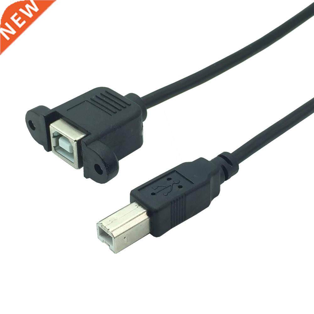 1pcs right angle us type  male to us  female printer pa
