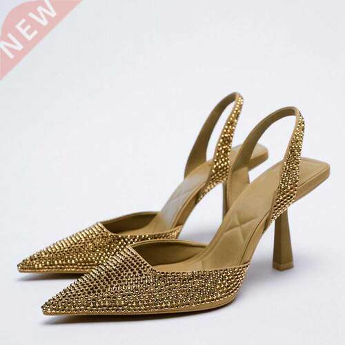 Fine Heeled Shoes Sandals Ladies Navy Blue Pumps Roman Style