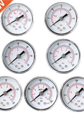 Pressure Gauge 40mm 1/8 BSPT Rear Back 15-300 PSI & Bar
