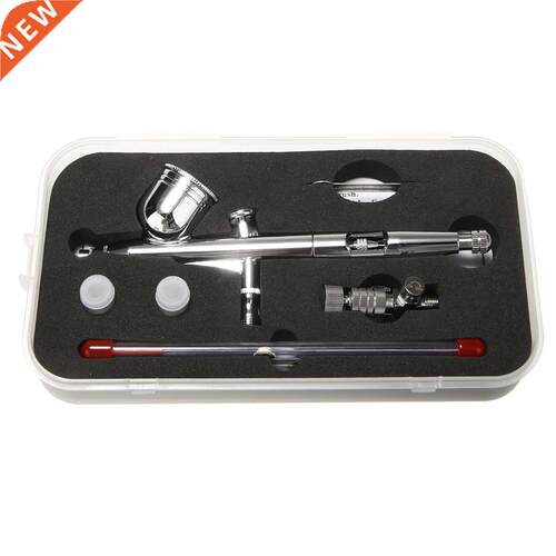 Aluminum 0.2/0.5mm Airbrush Spray Tool Set 130T Dual Action