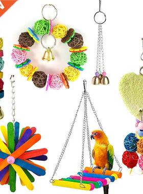 Parrot Toy Bird Toy Funny Assorted Bite Resistant Bird Cage