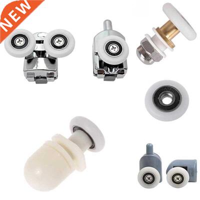 4PCS Castors Kit for Shower Cabin Doors Wheel 23 25 27mm Top
