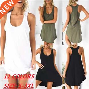 2022 fashion sleeveless dress skirt women summer vest strap