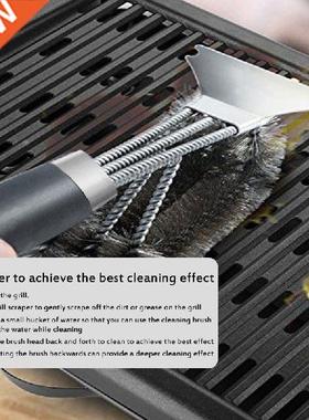 Portable BBQ Grll Cleanng Brush Wth Stanless Steel