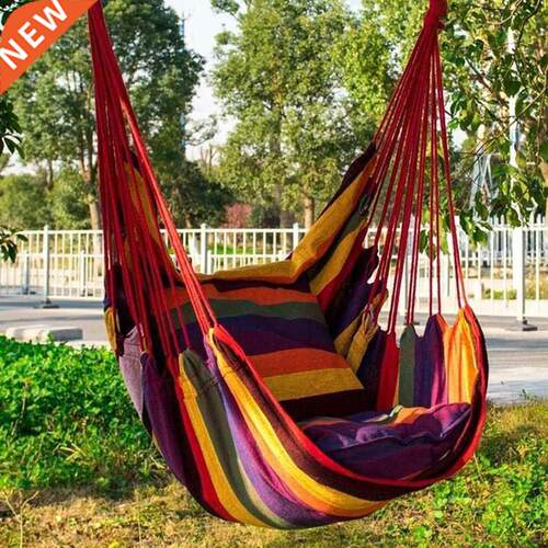 Hanging Hammock Chair Hanging Rope Swing Bed 200KG Load Bear
