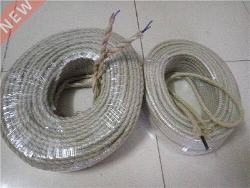 lamp wire m 2x0.75 Vintage hemp rope cable vintage fabric