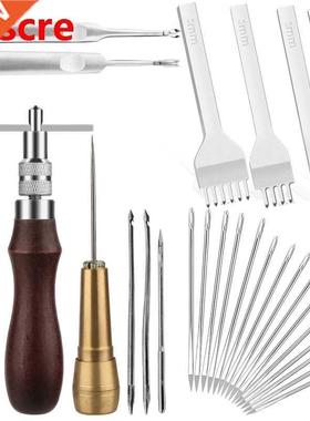 Leather Hole Punches Lacing Stitching Carving Craft Tool DI