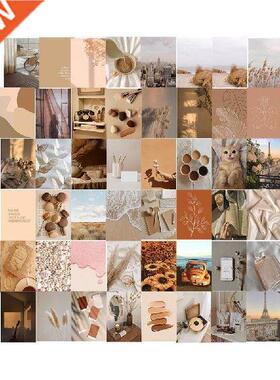 50 Pieces Wall Collage Kit Aesthetic Photo Art Bedroom Decor