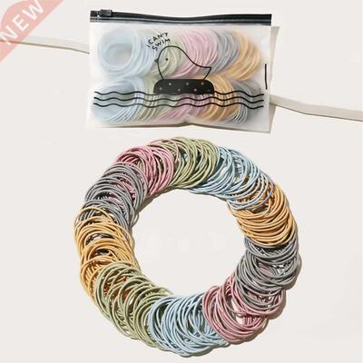 50/100 PCS New Hair Bands Women Girls Scrunchies Chifffon Ti