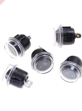 5pcs Boat Rocker Switch Round KCD2 2Pin 2File Seesaw Switch